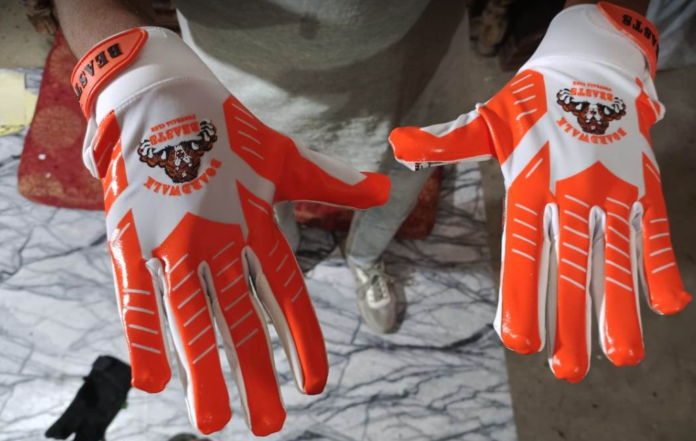 Beast football gloves cheap